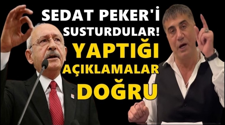 Kılıçdaroğlu: Sedat Peker'i susturdular!