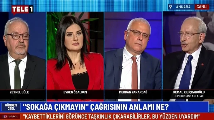 Kılıçdaroğlu, 'Sokağa çıkmayın' çağrısına açıklık getirdi