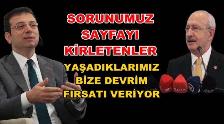 Kılıçdaroğlu: Sorun, sayfayı kirletenler