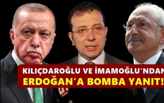 Kılıçdaroğlu ve İmamoğlu'ndan Erdoğan'a yanıt