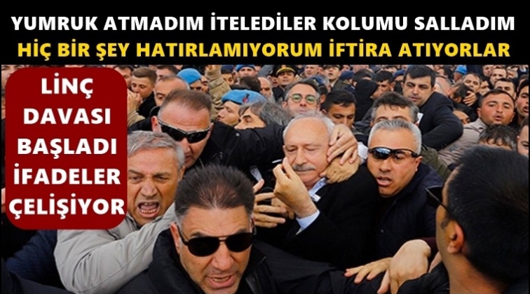 Kılıçdaroğlu'na 'linç girişimi' davası...