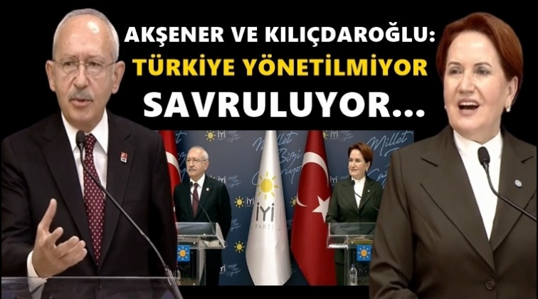 Kılıçdaroğlu ve Akşener: Seçim istiyoruz