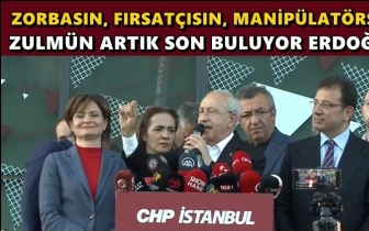 Kılıçdaroğlu'ndan Erdoğan'a: Sen manipülatörsün