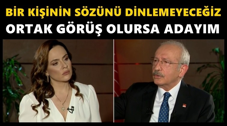 Kılıçdaroğlu'ndan flaş adaylık açıklaması...