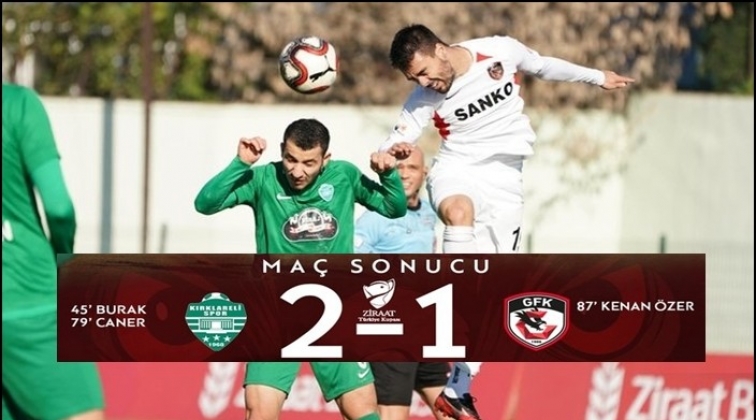 Kırklarelispor-Gaziantep FK: 2-1
