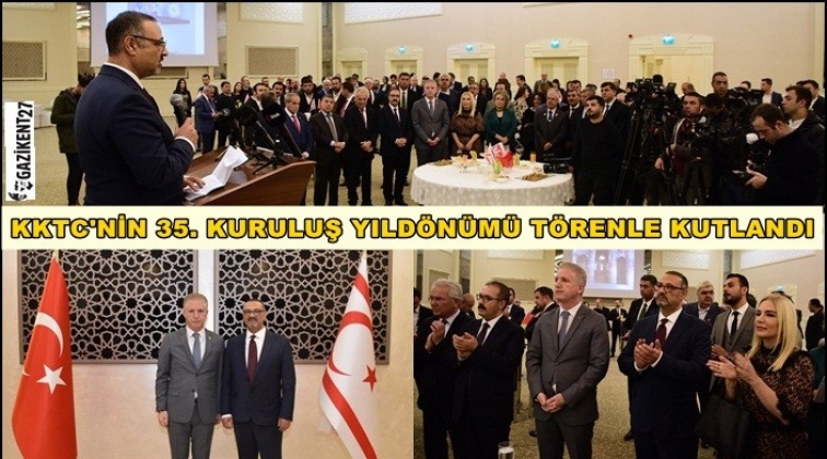 KKTC'nin kuruluş yıld&ouml;n&uuml;m&uuml;ne resepsiyon