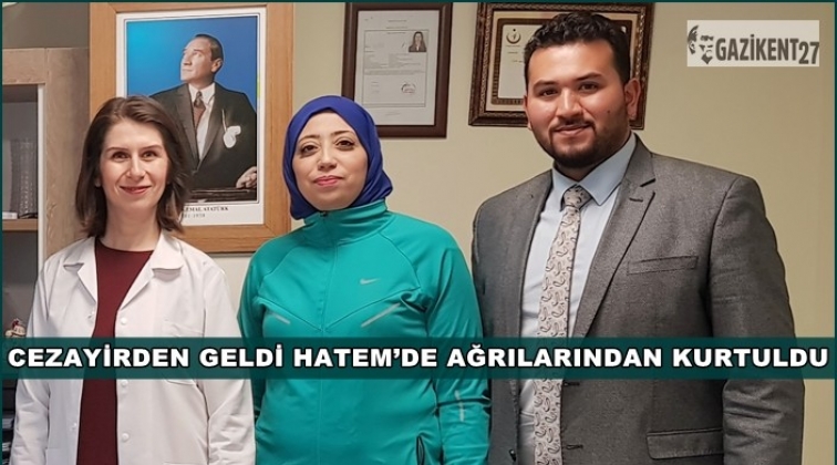 K&ouml;k h&uuml;cre tedavisi ile ağrılarından kurtuldu