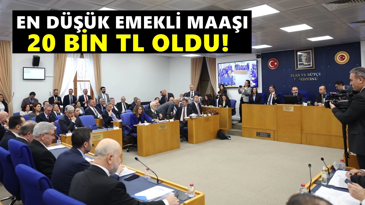 Komisyondan ge&ccedil;ti: En d&uuml;ş&uuml;k emekli aylığı 20 bin lira oldu!
