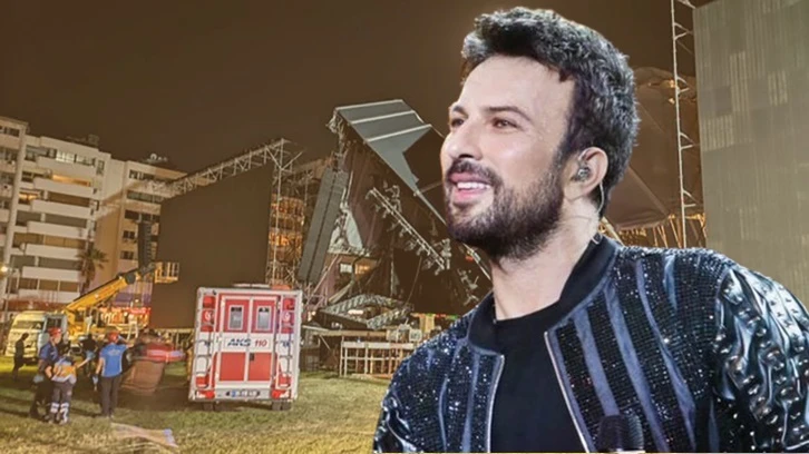 Konser vereceği sahne çöken Tarkan'dan açıklama