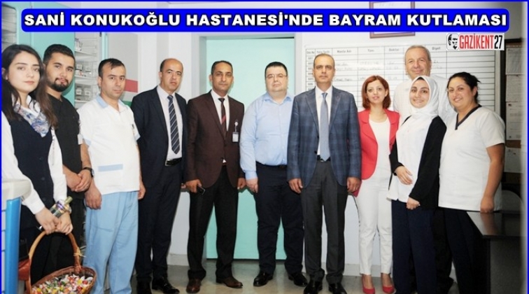 Konukoğlu Hastanesi'nde bayram kutlaması