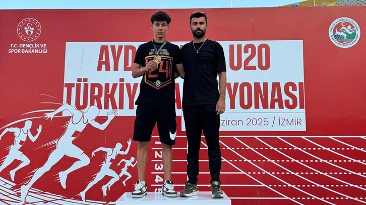 Konukoğlu Spor Lisesi öğrencisi Türkiye şampiyonu oldu