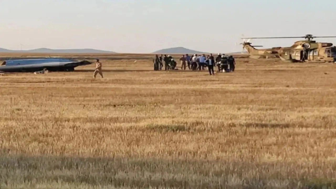 Konya'da İHA düştü: Çok sayıda ekip sevk edildi