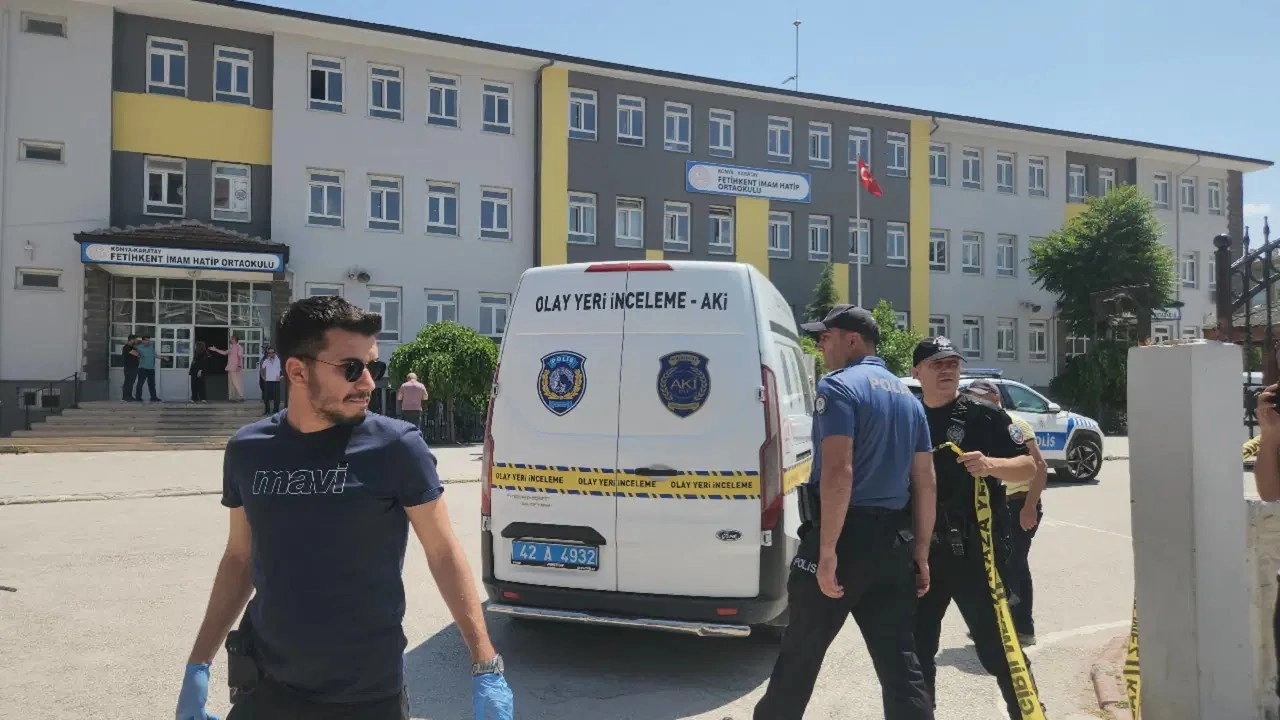 Konya'da okulda silahlı saldırı... Öğretmen öldürüldü!