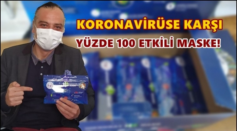 Koronavirüse karşı yüzde 100 etkili maske!