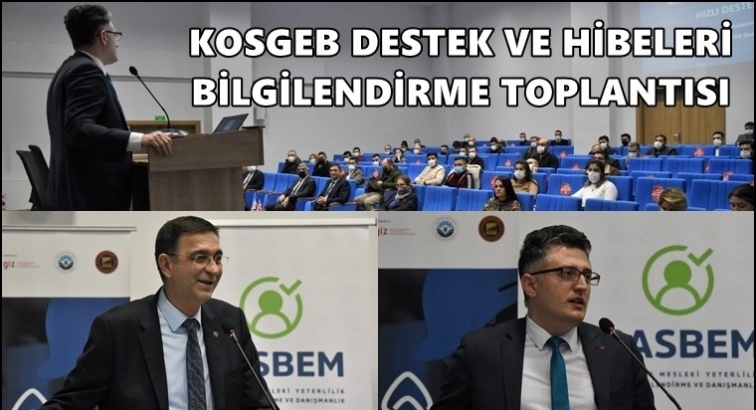 KOSGEB "Destek ve Hibeleri" toplantısı