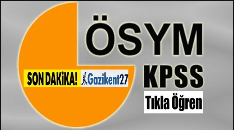 KPSS tercih sonu&ccedil;ları a&ccedil;ıkladı