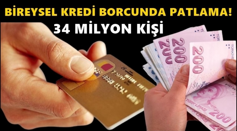 Kredi borcu olanların sayısı 34 milyon kişiyi geçti!