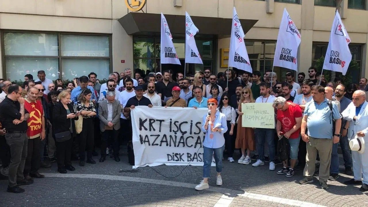 KRT'de direniş 5. gününde: Gazeteciler mücadeleyi büyütmekte kararlı