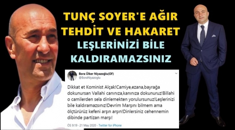 Küfürbaz bürokrattan Soyer'e tehdit!