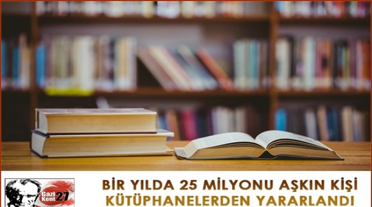 Kütüphanelerden yararlanan kişi sayısı yüzde 6 arttı