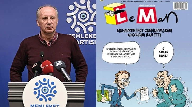 LeMan'dan Muharrem İnce kapağı: O zaman dans...