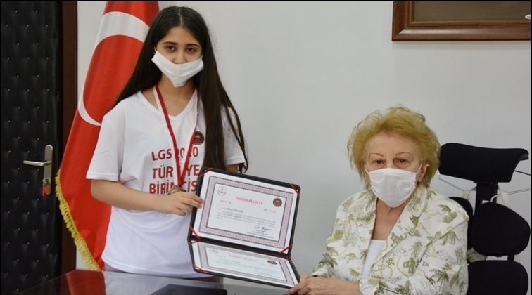 LGS şampiyonundan Ersoy&rsquo;a ziyaret