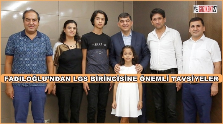 LGS T&uuml;rkiye birincisi Berke Fadıloğlu&rsquo;nu ziyaret etti