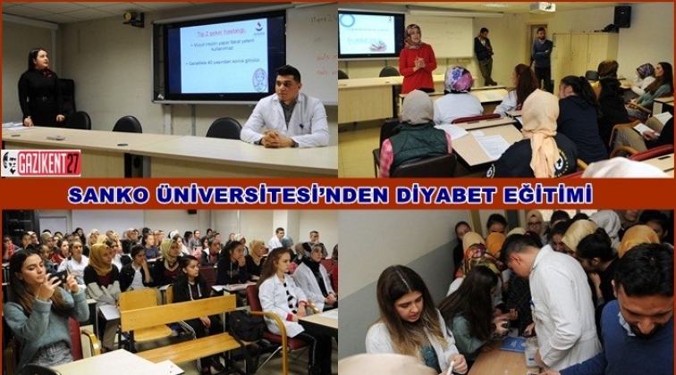 Lise &ouml;ğrencilerine diyabet eğitimi