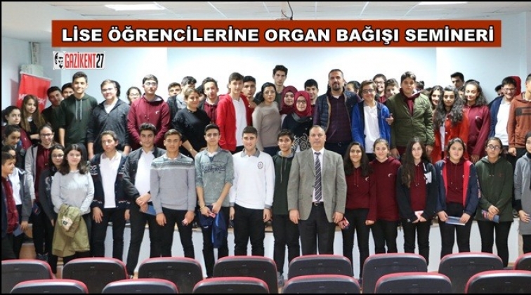 Lisesi &ouml;ğrencilerine Organ Bağışı anlatıldı