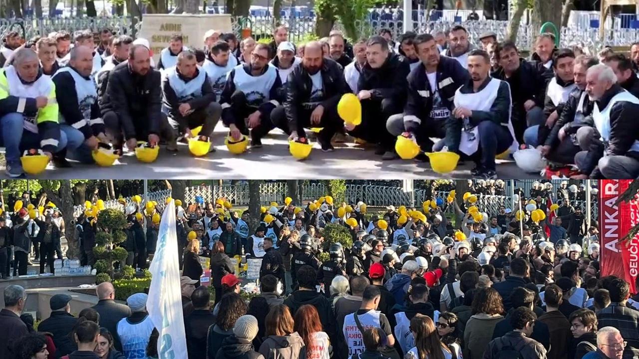 Maden iş&ccedil;ileri: Alacaklarımızın tamamı yatana kadar direnişi bitirmeyeceğiz