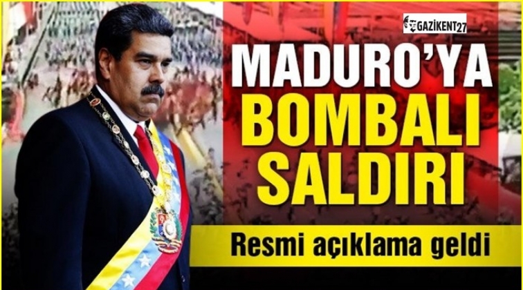 Maduro'ya bombalı saldırı