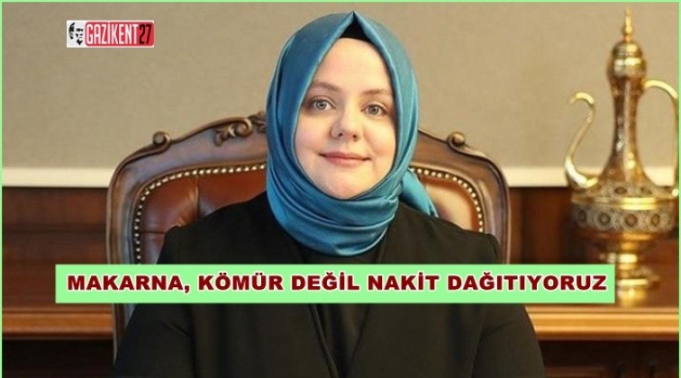 Makarna ve k&ouml;m&uuml;r dağıtmıyoruz, nakit dağıtıyoruz