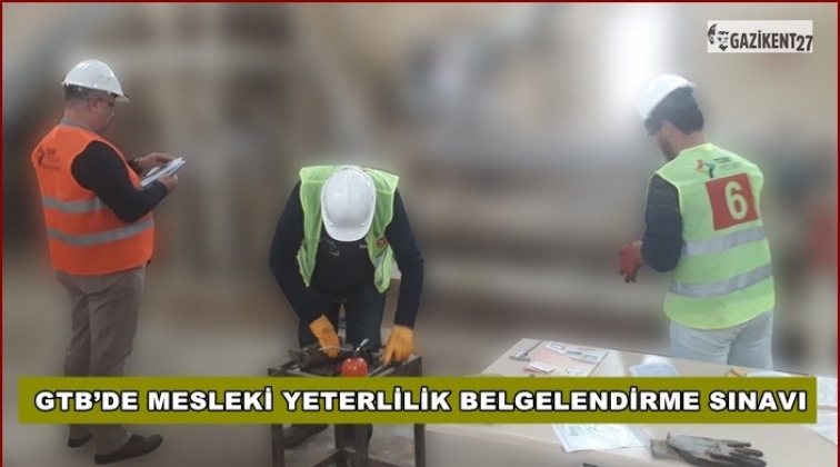 Makine bakımcılarına belgelendirme sınavı