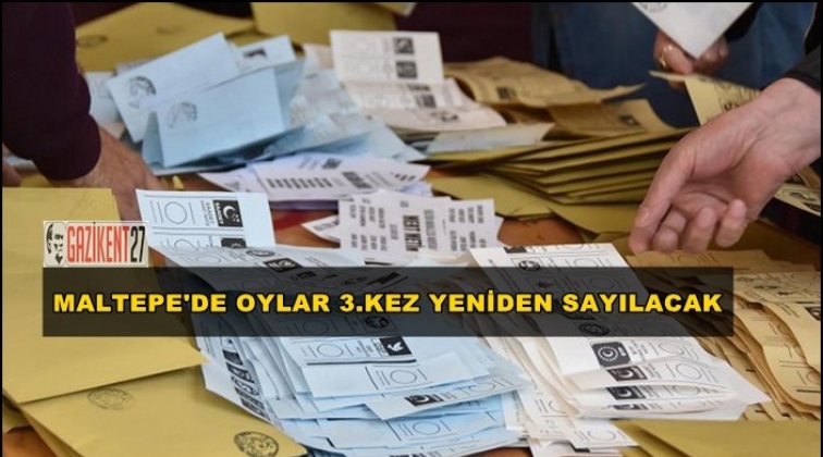 Maltepe&rsquo;de 400 sandığın yeniden sayılması kararı