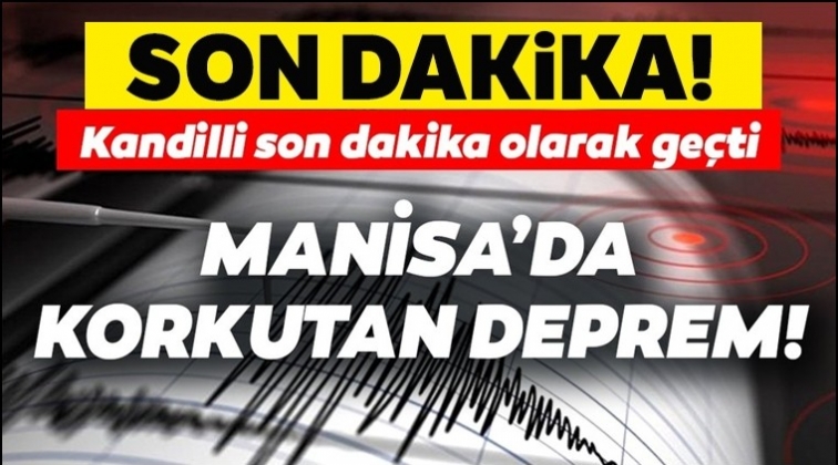Manisa Akhisar'da deprem!