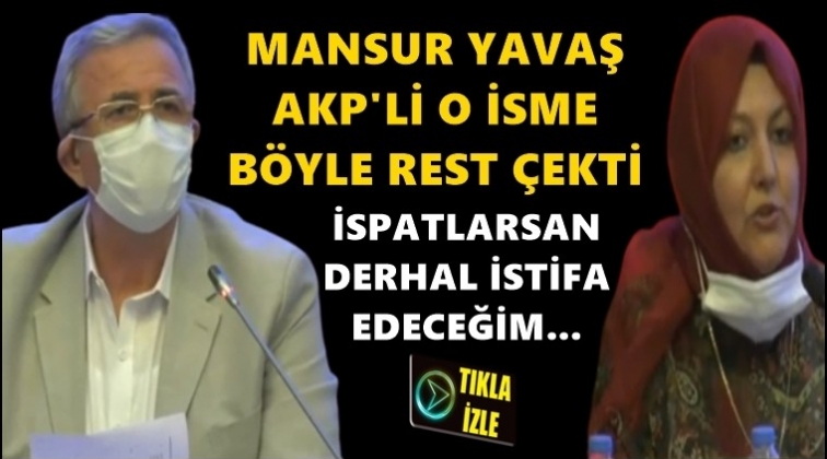 Mansur Yavaş AKP'li o isme resti çekti!