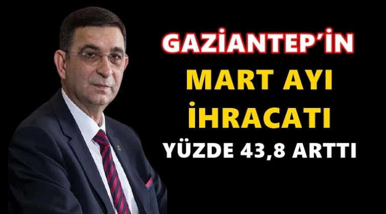 Mart ayı ihracatında yüzde 43,8 artış...