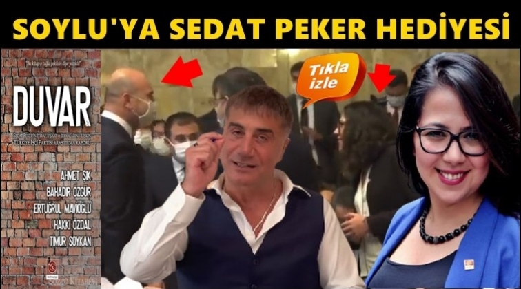 Meclis'te Soylu'ya 'Sedat Peker' hediyesi...