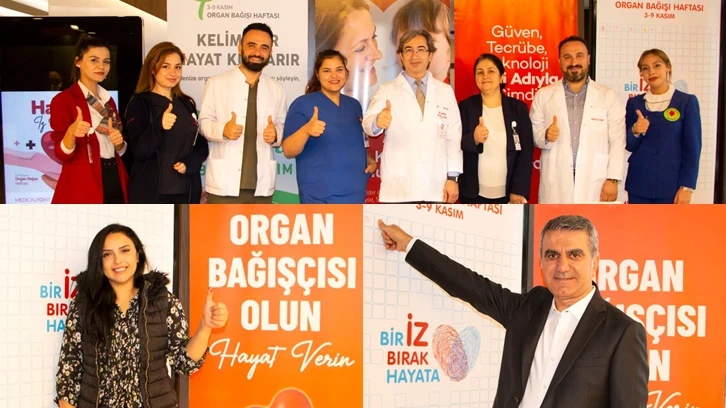 Medical Point Gaziantep'ten organ bağışı standı 