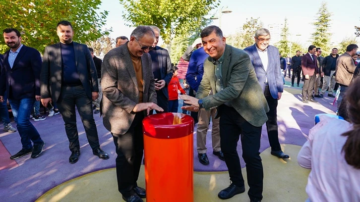 Mehmet Özhaseki Vadi Park’ı gezdi...