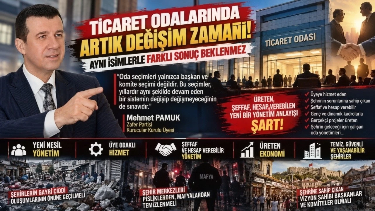 Mehmet Pamuk: Oda se&ccedil;imleri yalnızca başkan ve komite se&ccedil;imi değildir