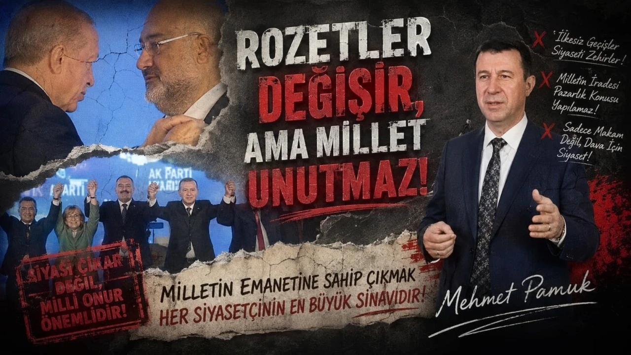 Mehmet Pamuk: Siyaset transfer piyasasına d&ouml;nd&uuml;!