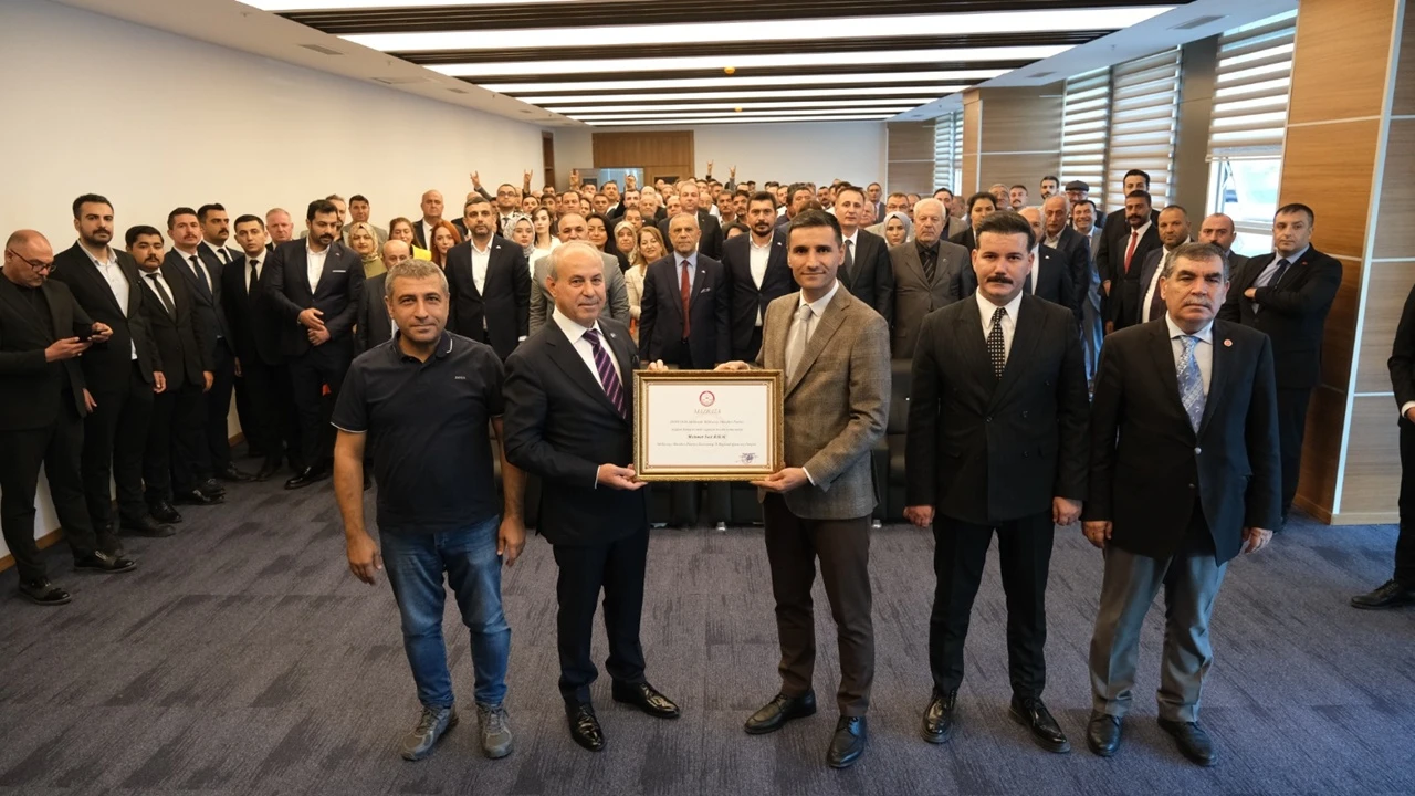 Mehmet Sait Kılı&ccedil; mazbatasını aldı