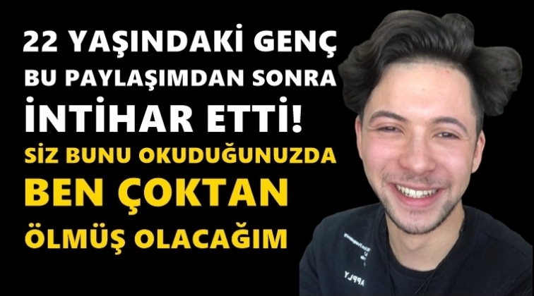 Mektup bırakarak kendini astı!..