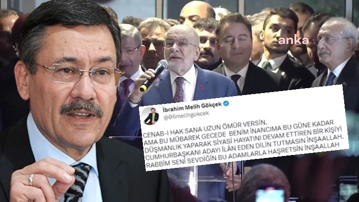 Melih Gökçek’ten Karamollaoğlu’na beddua!