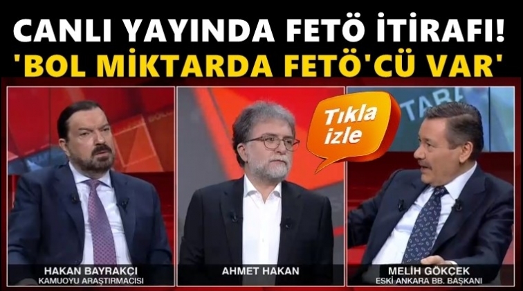 Melih Gökçek'ten canlı yayında şok FETÖ itirafı...