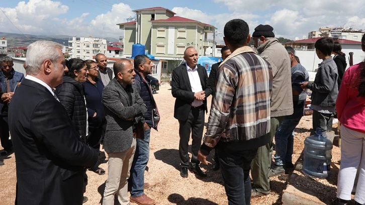 Melih Meriç’ten hortum felaketinin ardından Pazarcik’a ziyaret