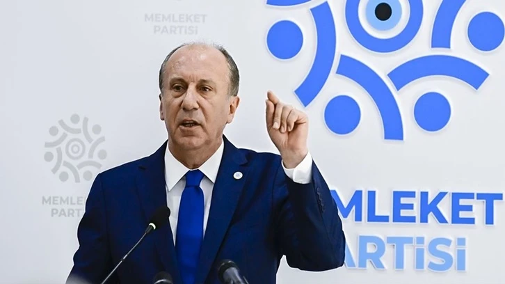 Memleket Partisi Muharrem İnce'nin adaylığını duyurdu