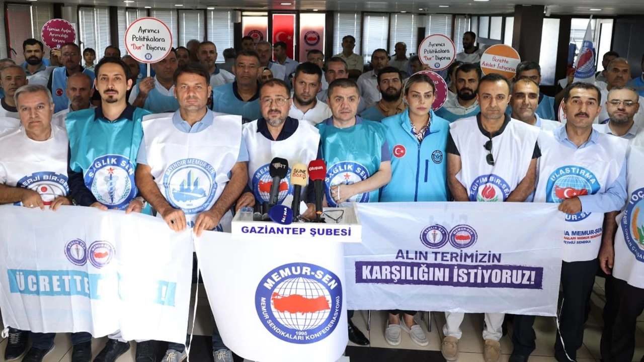 MEMUR-SEN Gaziantep'ten zam teklifine tepki: Yetersiz teklife hayır!