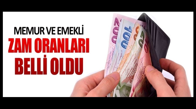 Memur ve emekli zam oranı belli oldu!